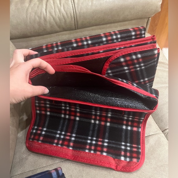 Red Tractor Supply Picnic Blanket - Picture 4 of 10